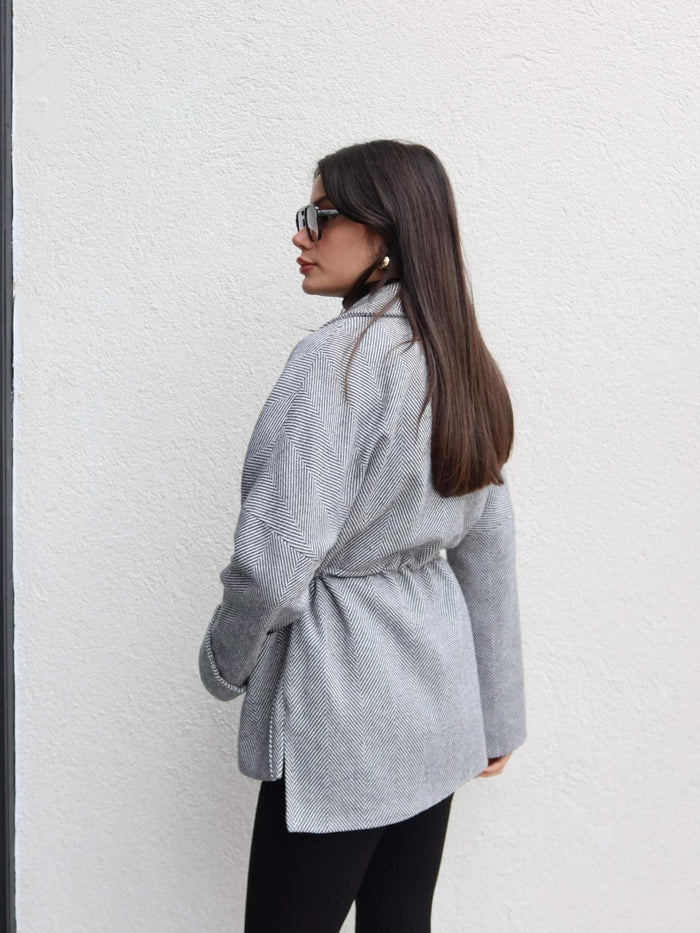 Balıksırtı Bel Ayarlanabilir Kısa Kaban