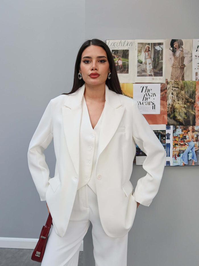 Siyah Casual Blazer Ceket