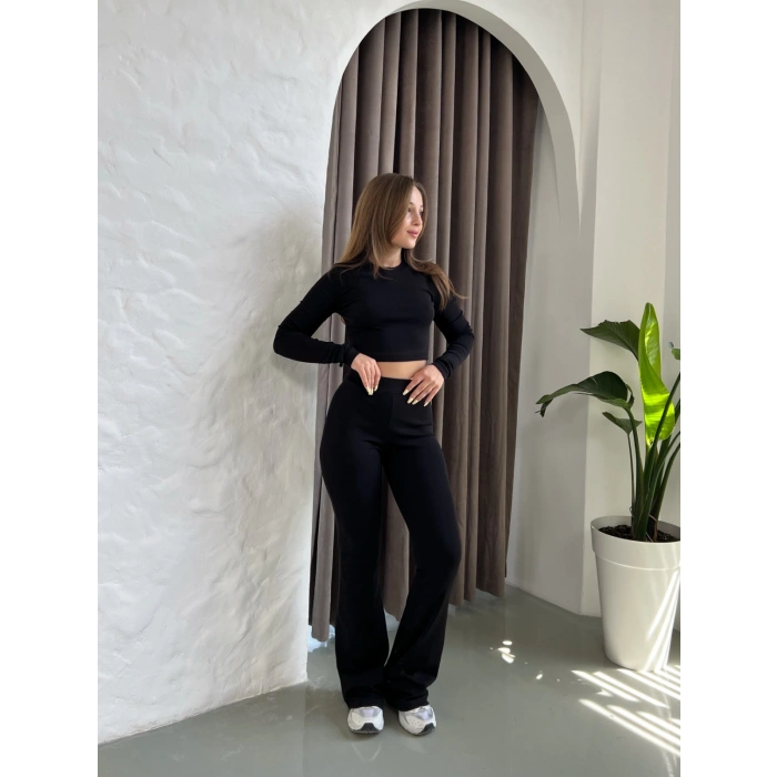 Parmak Geçirmeli Vibe Set Takım Siyah