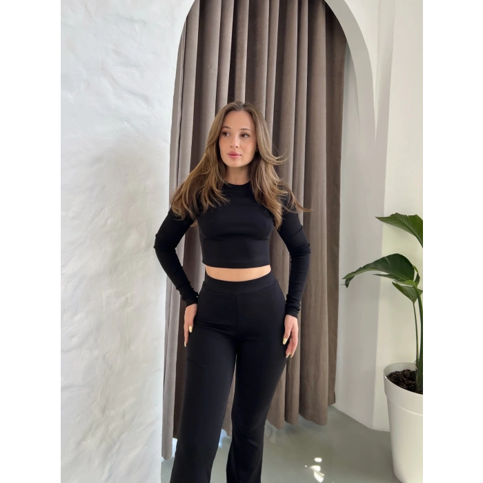 Parmak Geçirmeli Vibe Set Takım Siyah