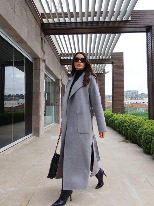 El Yapımı %100 Yün Kaban