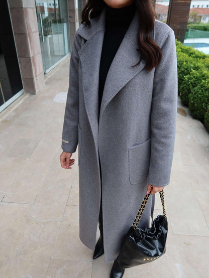 El Yapımı %100 Yün Kaban