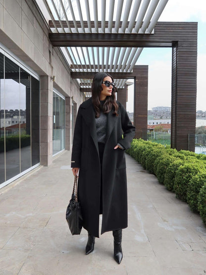 El Yapımı %100 Yün Kaban