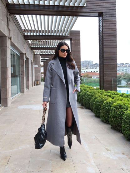 El Yapımı %100 Yün Kaban