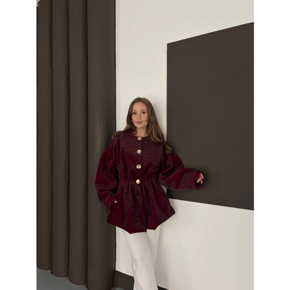 Grace Yumoş Kaban Bordo