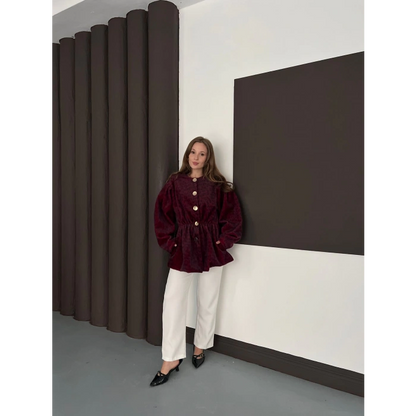 Grace Yumoş Kaban Bordo