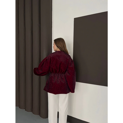 Grace Yumoş Kaban Bordo