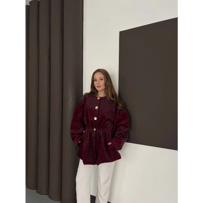 Grace Yumoş Kaban Bordo