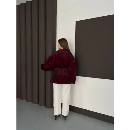 Grace Yumoş Kaban Bordo