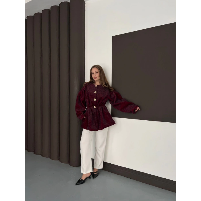 Grace Yumoş Kaban Bordo