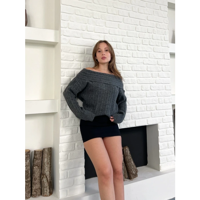 Madonna Yaka Triko Kazak Antrasit