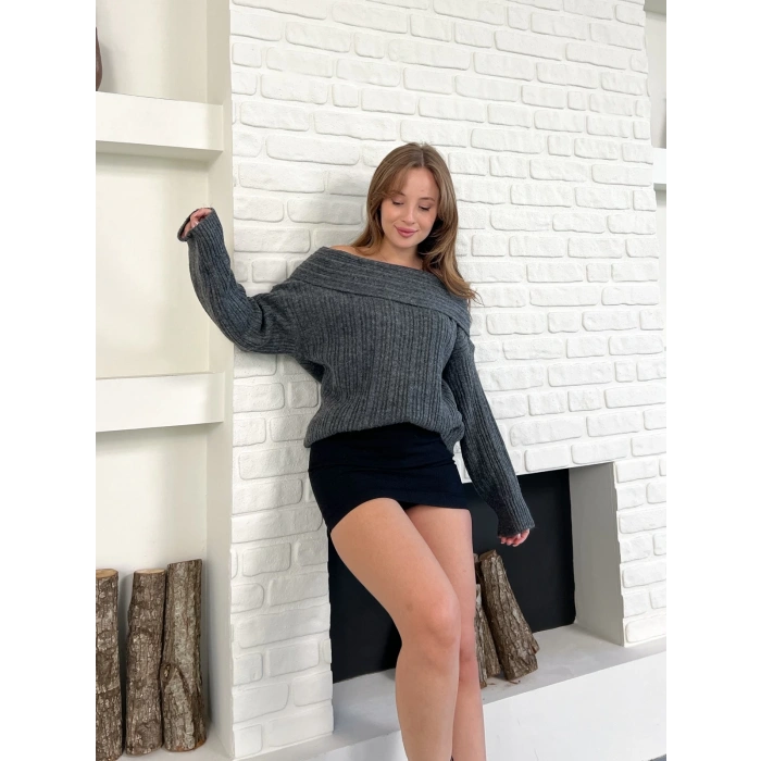 Madonna Yaka Triko Kazak Antrasit